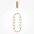 Lustra LED moderna Amulet aurie abajur transparent L9cm 16W, Maytoni