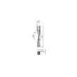 Aplica Oblige moderna aurie cu cristale, dimmabila in 3 pasi, LED 17W/2040lm, 3000K/4000K/6000K, CRI90, IOB W 11, Incanti