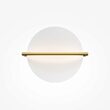 Aplica LED moderna Mira aurie abajur alb L34cm 14W, Maytoni