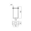 Sistem fixare stâlpi de iluminat H=1m XTORRE TOR034GA Arelux