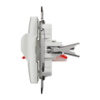 Priza dubla alba pentru difuzoare Sedna Design, Schneider Electric SDD111411