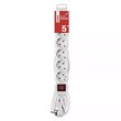 Prelungitor electric, 6 prize si intrerupator, cablu 5 metri, tip Schuko (CP), Emos P1625R