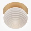 Plafoniera moderna Reels aurie abajur alb Ø35cm, Maytoni