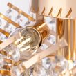 Plafoniera cristal transparent clasica Karolina aurie Ø41cm, Maytoni