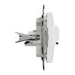 Priza dubla alba pentru difuzoare Sedna Design, Schneider Electric SDD111411