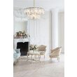 Lustra cristal transparent moderna Puntes aurie Ø68cm, Maytoni