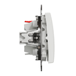 Intrerupator cap scara alb 10AX Sedna Design, Schneider Electric SDD111106