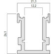 Profil aluminiu extrudat PRF050 3 m Arelux PRF050/300