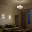 Lustra cristal transparent moderna Puntes aurie Ø51cm, Maytoni