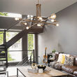 Candelabru look industrial alama patinata 8xE27/42W, TRIUMPH SP8 160269 Ideal Lux