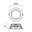Spot LED incastrat gips-carton 40W/4000K/5580lm XMaxi MA11NW Arelux