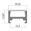 Profil aluminiu fixare magentica 3 m IP20 Arelux PRF040/300