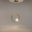 Lustra LED moderna Lunare alama abajur transparent Ø32cm 5W, Maytoni