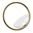 Lustra LED moderna Lunare alama abajur transparent Ø32cm 5W, Maytoni