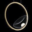 Lustra LED moderna Lunare alama abajur transparent Ø32cm 5W, Maytoni
