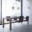 Lustra moderna alba abajururi sticla 2xE27/42W, Taipi 01-1351 Redo