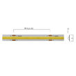 Banda LED flexibila fixare rapida alb neutru IP20 rola 5m 12W/m/24V DC/4000K/1210 lm/m XSolis SLS03NW Arelux