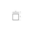 Plafoniera moderna LED negru mat, Memo 05-937 Smarter
