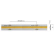 Banda LED flexibila fixare rapida alb rece IP20 rola 5m 12W/m/24V DC/6000K/1430 lm/m XSolis SLS04CW Arelux
