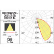 Spot LED etans incastrat XDECK 2W 3000 K IP67 120° WW Arelux DK01WW