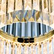 Plafoniera cristal moderna aurie Prism LED 80W/6400lm/3000K, DL 7-666/55 GOLD, Orion