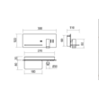Aplica stanga Brook aurie suport telefon si USB LED 8W/1000lm/3000K, 01-2984 Redo
