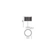 Veioza Vanesia aurie cu cristale, dimmabila in 3 pasi, LED 12W/1400lm/3000K, CRI90, IVA T 11, Incanti