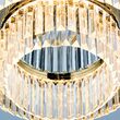 Plafoniera cristal moderna aurie Prism LED 80W/6400lm/3000K, DL 7-666/55 GOLD, Orion