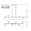 Lustra moderna alama mata+negru mat GU10/35W, Crius 6x04-541 Smarter