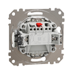 Intrerupator simplu alb indicator luminos albastru 10AX Sedna Design, Schneider Electric SDD111101L