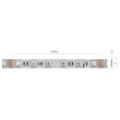 Banda LED XSTRIP RGB IP20 rola 5 m 14,4W/ml 60LED/ml 120° Arelux ST56020RGB