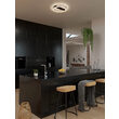 Plafoniera LED moderna negru-auriu 36W/2171lm/3000K, Demy 01-4027 Smarter