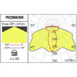 Spot LED incastrat pardoseala trafic pietonal IP67 4x3W/4000K/1070lm XPuck PK03NW Arelux