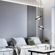 Lustra LED moderna Enigma alba Ø30cm 5W, Maytoni