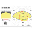 Proiector LED IP65 80°x150° aluminiu dispersor sticla 4mm 100W/4000K/13824lm XField FDI12NW80X150 DG Arelux