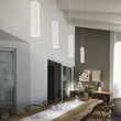 Lustra moderna alba paralelipipedica 1xGU10/28W, Sky SP1 126906 Ideal Lux