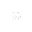 Aplica Elizee moderna alba, abajur textil alb, E14/28W, IEL W1 01 01, Incanti