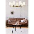 Plafoniera clasica Zaragoza alama abajur alb Ø88cm, Maytoni