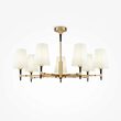 Plafoniera clasica Zaragoza alama abajur alb Ø88cm, Maytoni