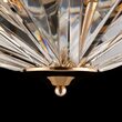 Plafoniera cristal transparent clasica Facet aurie Ø48cm, Maytoni