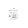 Plafoniera moderna LED alb mat, AZUKI 05-921 Smarter