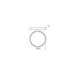 Plafoniera moderna LED auriu mat, KNOB 05-932 Smarter