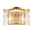 Aplica cristal transparent moderna Dune aurie L31cm, Maytoni