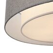 Plafoniera moderna Bergamo cromata abajur gri Ø52cm, Maytoni