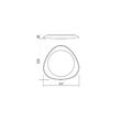 Plafoniera moderna LED alb mat acryl efect sclipire, VERENA 05-923 Smarter