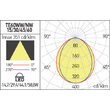 Element liniar structură  montaj încastrat 2280 mm XTrace TE60NW60 MWH Arelux