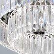 Plafoniera cristal moderna crom Prism LED 80W/6400lm/3000K, DL 7-666/55 CHROM Orion