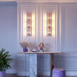 Aplica cristal transparent clasica Facet aurie pe mai multe niveluri L13cm, Maytoni