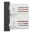 Noua Unica, Priza dubla incarcare USB 1A 2m antracit NOUA UNICA Schenider Electric, NU341854