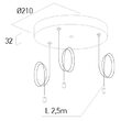 Sistem suspendare 3 fire torsadate XPILL PXR04 Ø210 mm MAX. L=2.5 m SWH Arelux PXR045SU SWH